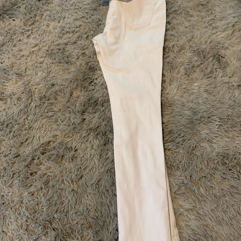 White cotton pants